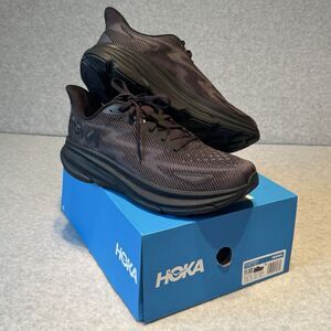 Hoka M Clifton 9 Sneakers Black 11.5D Hoka Men'S Clifton 9 Gtx Running Shoes